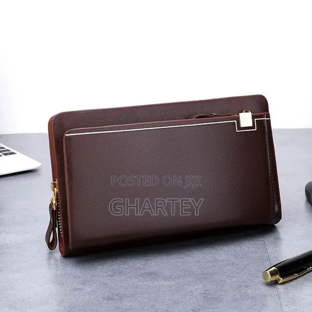 Fashion Men’S Wallet, Long Purse Leather Clutch · Photo 1