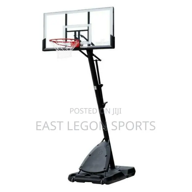 Everlast Basketball Stand Fibre Glass Backboard Hoop Rim · Photo 1