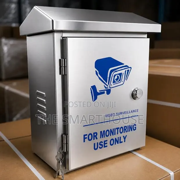 Outdoor Stainless Steel CCTV Surveillance Cabinet · Photo 1