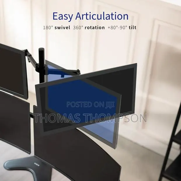 VIVO Quad Monitor Free-Standing Desk Mount · Photo 2