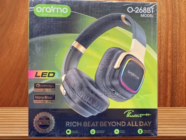 Oraimo O-268bt Led Stereo Headphones · Photo 1
