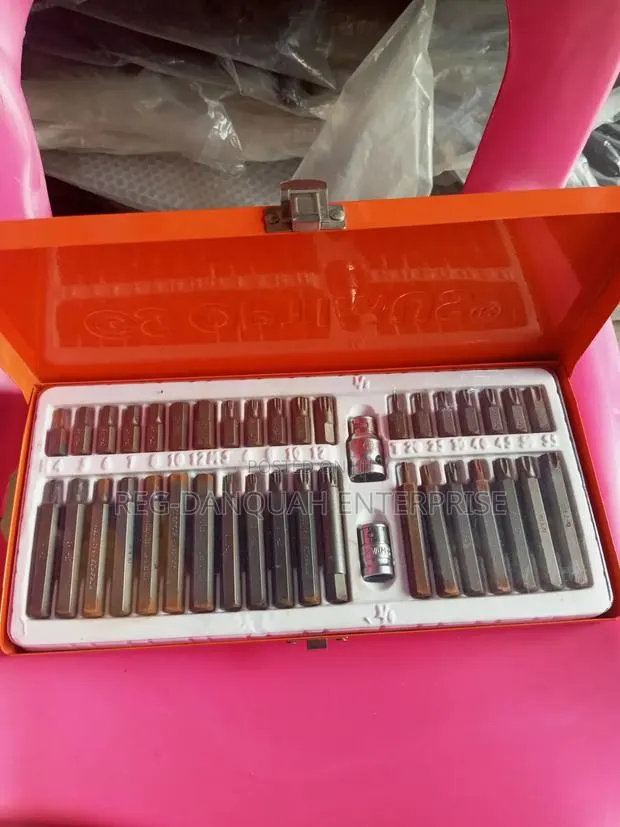 40pieces-3/8 1/2 Drive Allen Key,spline Torx Star Set · Photo 1