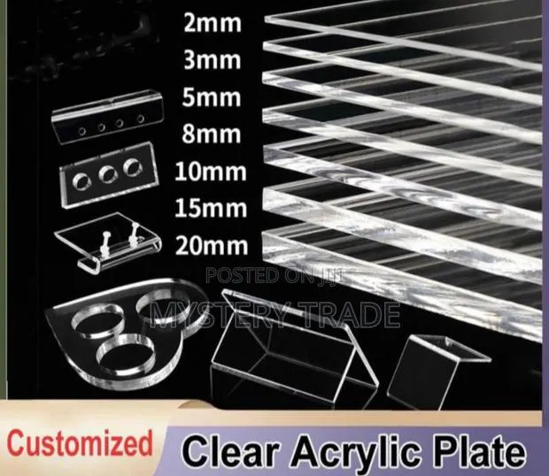 Clear/Transparent Acrylic Perspex · Photo 1