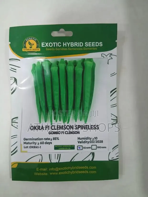 Okro Seeds for Your Home Garden · Photo 1