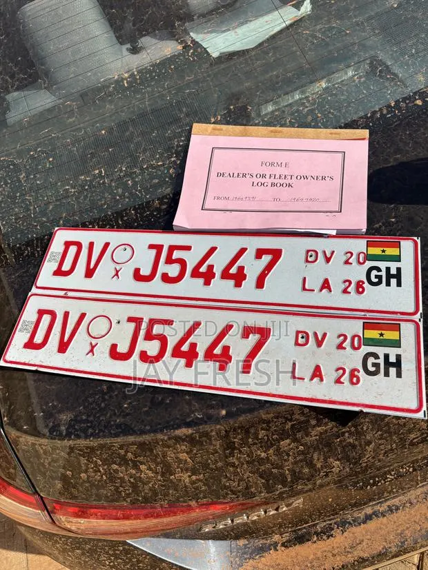 Original DV Plate With Insurance and Road Worthy