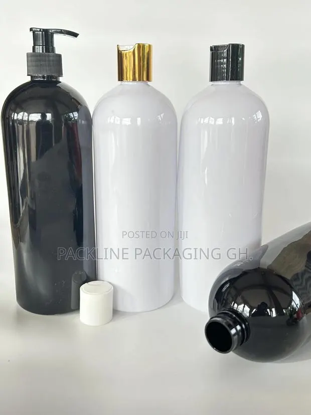 1000ml Empty Shampoo Pet Bottles – For Cosmetics Products · Photo 1
