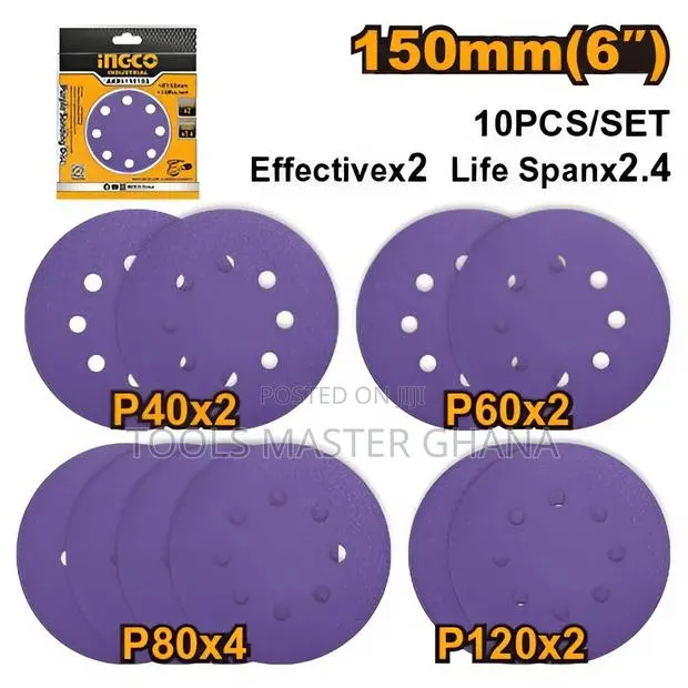 Purple Sanding Disc - Akrs150103 · Photo 1