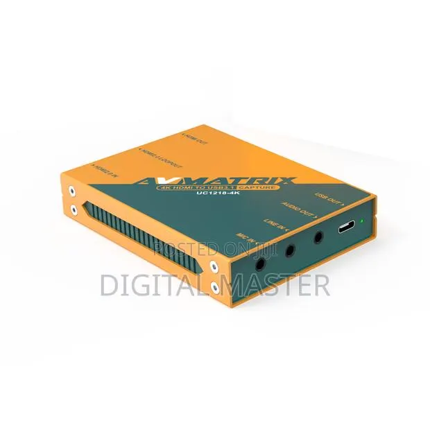 Avmatrix Uc1218-4ks Hdmi to USB Capture Box (Hdmi Capture Card) · Photo 1