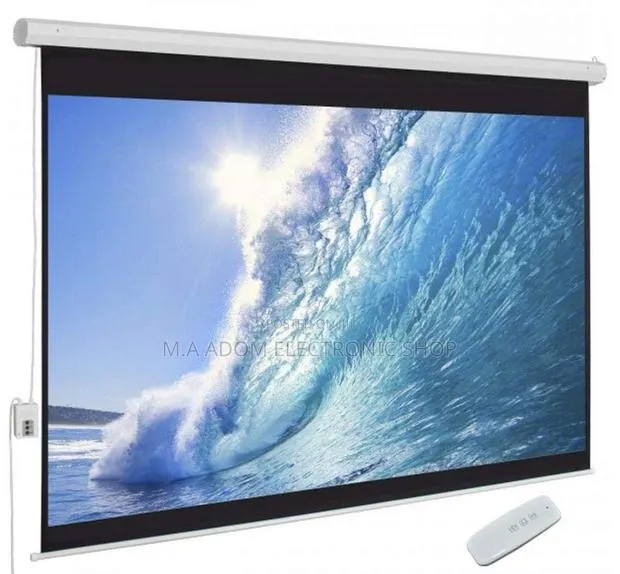 Electric 300cm X 300cm Projector Screen · Photo 1