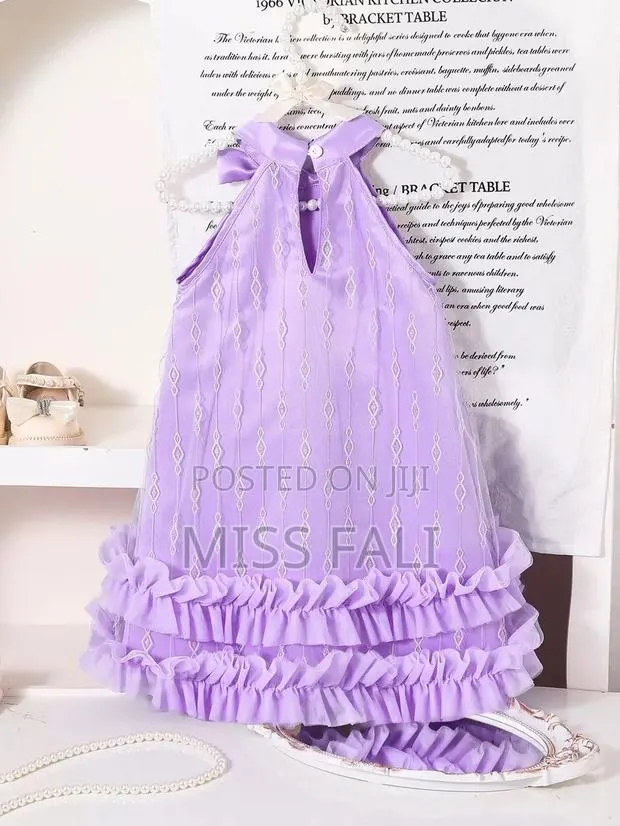 Lilac Dream Ruffle Dress. 7-8Years · Photo 4