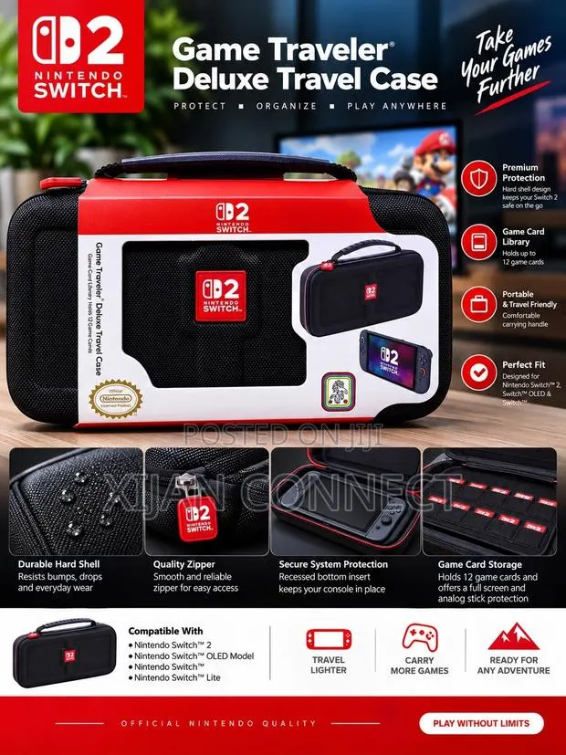 Nintendo Switch 2 Game Traveler Deluxe Travel Case/Bag · Photo 1