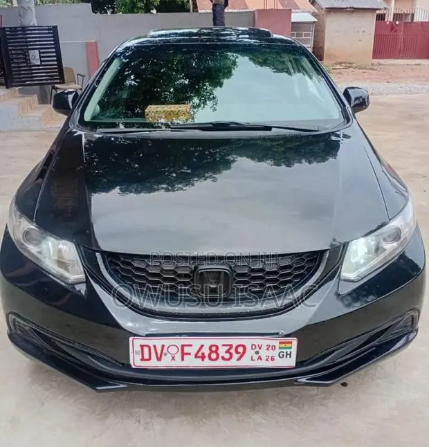 Honda Civic 2014 Black · Photo 1