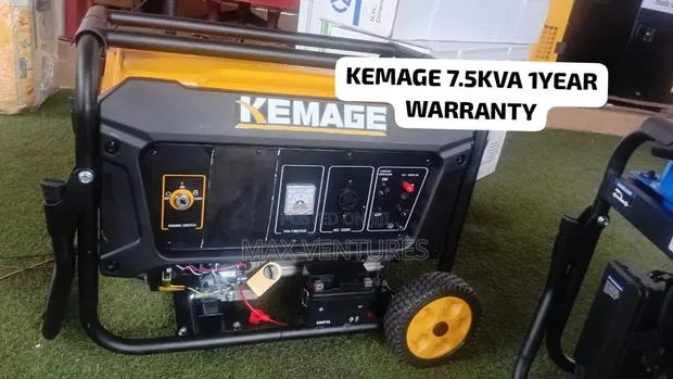 Brand New KEMAGE 7.5KVA Generator Ready for Delivery 7.5kva · Photo 1