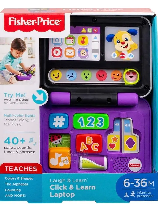 Children Kids Fisher-Price Click Learn Laptop · Photo 1