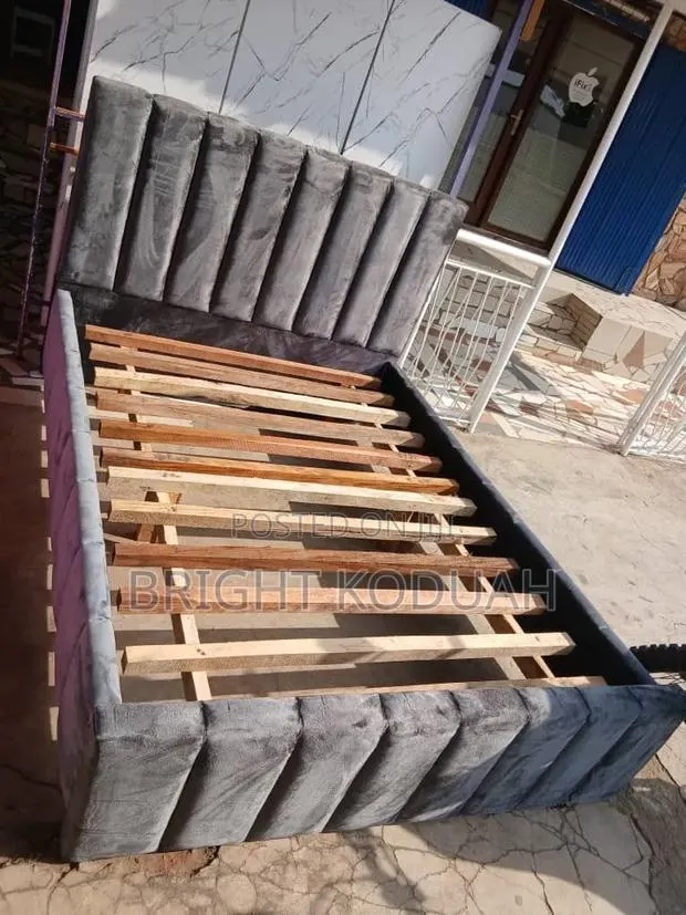 Fabric Dip Ash Double Bed Frame · Photo 1