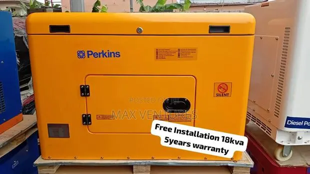Heavy-Duty Perkins 18kVA Generator for Homes Businesses 18kva · Photo 1