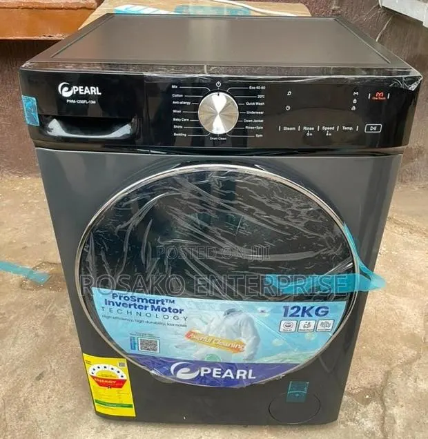 Pearl 12kg Front Load Fully Automatic Inverter Washing Machine · Photo 1