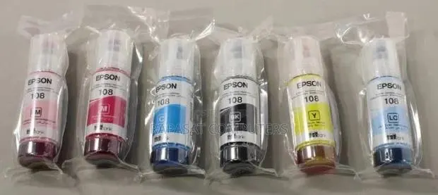 Epson 108 Ink Set All Colors - ¢300 Per Color · Photo 1