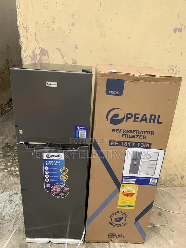 Affordable Pearl 130liters Double Door Top Freezer Fridge · Photo 1