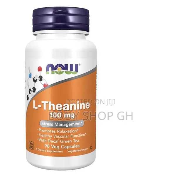 Now Foods Supplements, L-Theanine 100 Mg With Decaf Green Tea · Photo 1