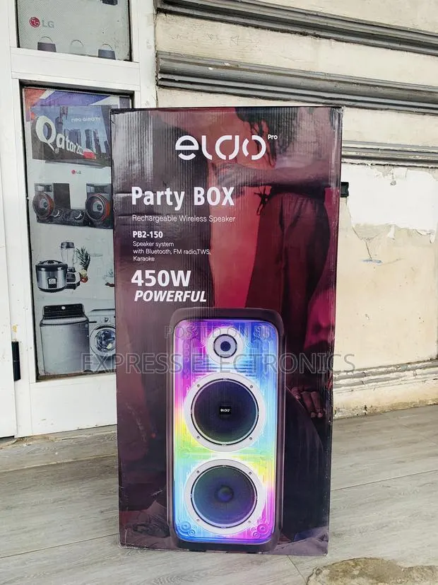 Ultra Modern Sleek Bluetooth Speaker Eldo Pb2-150 Double 8" · Photo 1