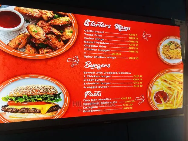 Digital Menu Design for Restaurants, Pubs , Bars and Shops · Photo 1