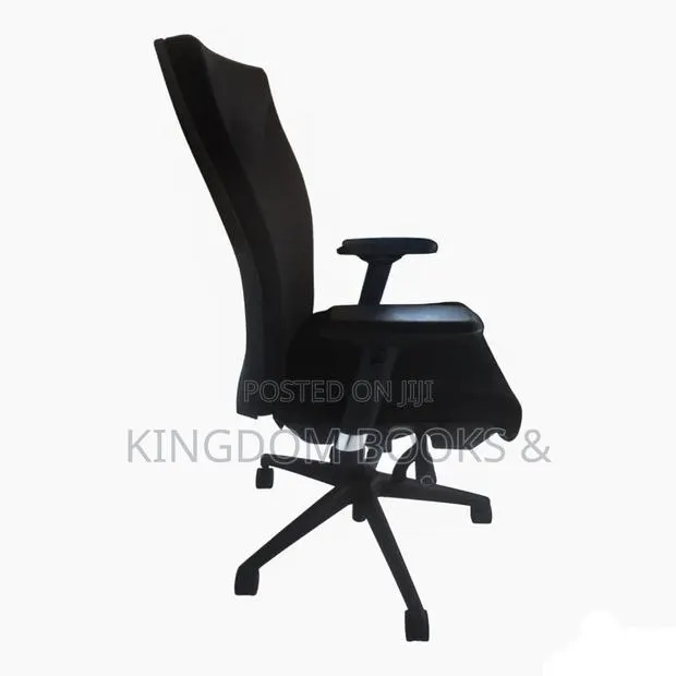 Modern Ergonomic Fabric Swivel Office Desk Chair With Armrests · Photo 1