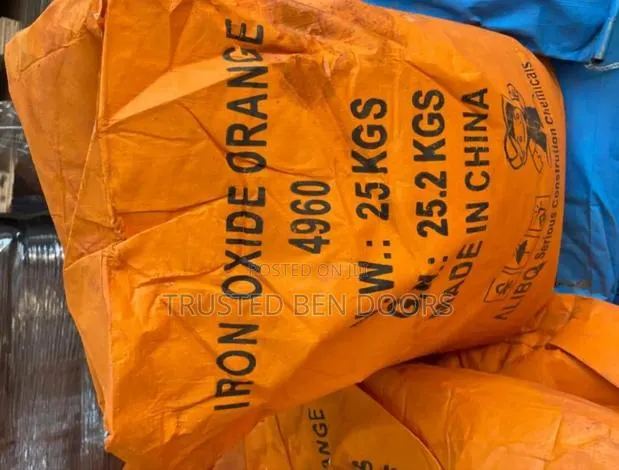 Orange Color Pigment Iron Oxide Pigment · Photo 1