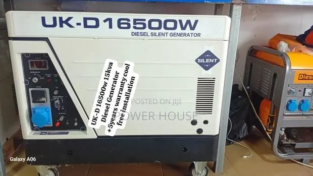 Username Spinner Uk-D 15kva Diesel Generator Uk-D 16500watts Silent · Photo 1