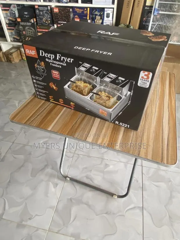 Easy to Clean 12l Double Deep Fryer/Raf · Photo 1