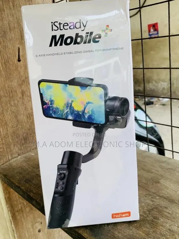 Quality Hohem Isteady 3 Axis Mobile Gimbal(Black). · Photo 1