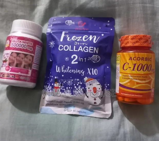 Gluta White 15000mg /Frozen Collagen 2 in 1/Vitamin C · Photo 1