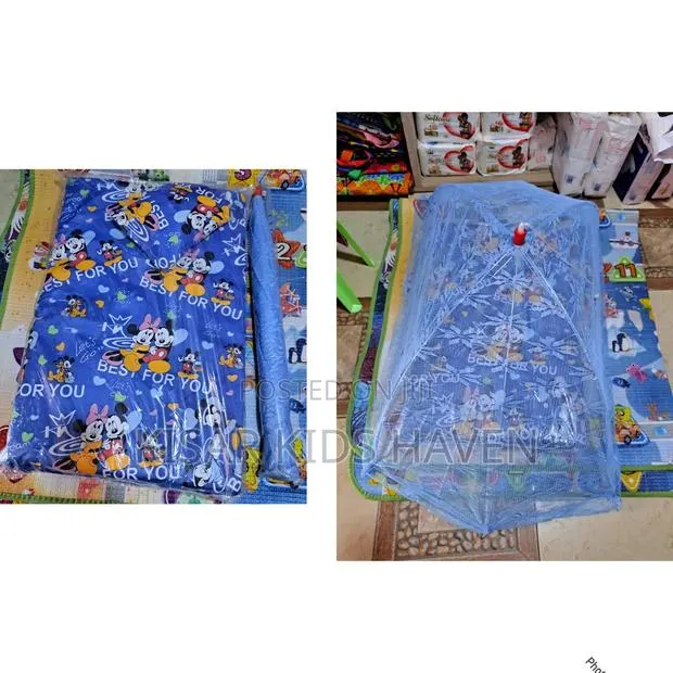 Baby Bed Mattress N Pillow With Mosquitoe Net 0 to 3months · Photo 1