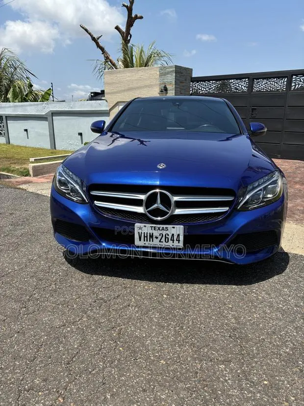 Mercedes-Benz C300 Base C300 AWD 4MATIC Cabriolet 2018 Blue · Photo 1
