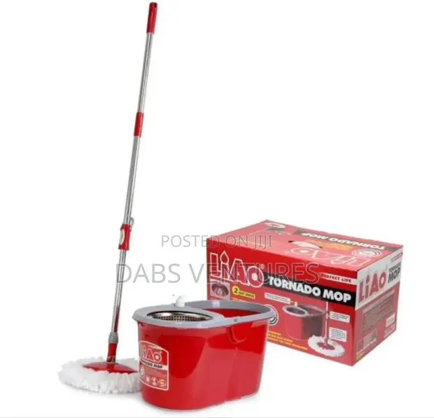Automatic Spin Mob With Bucket With Wheels · Photo 1