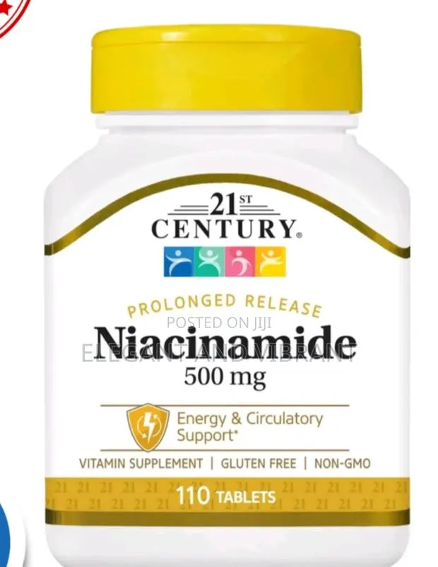 Niacinamide 500 Mg Prolonged Release Tablets, 110-Count · Photo 1