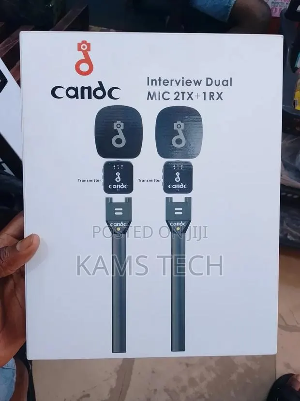 Wireless Interview Dual Microphone 2Tx + 1RX · Photo 1