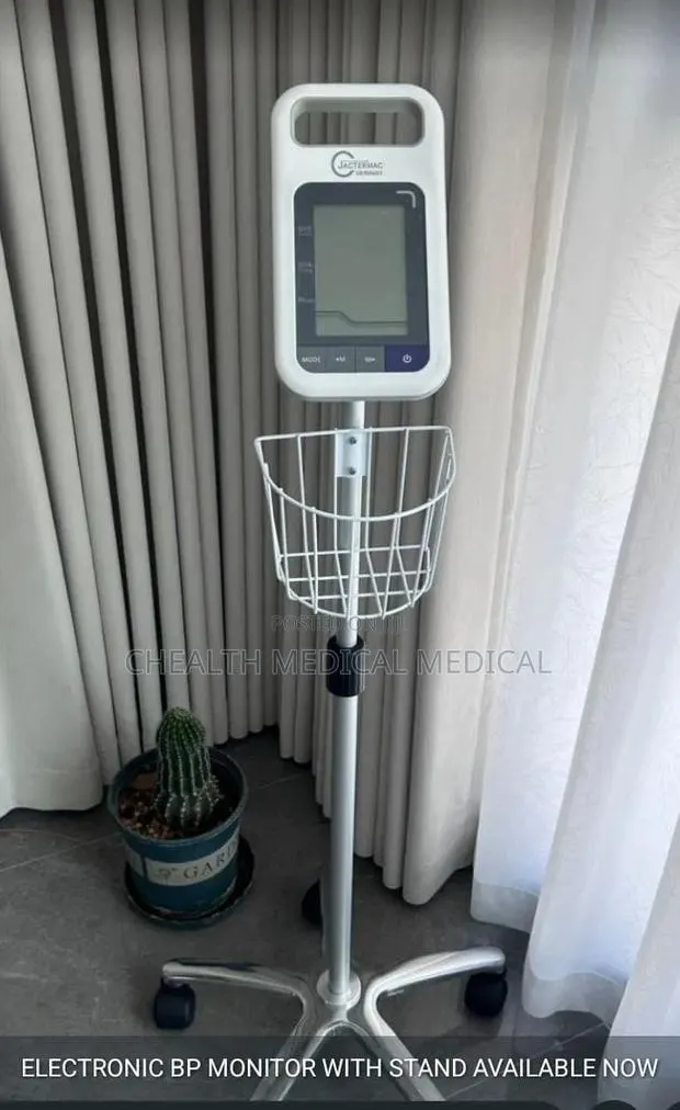 Electronic BP Monitor With Stand Available Now · Photo 1