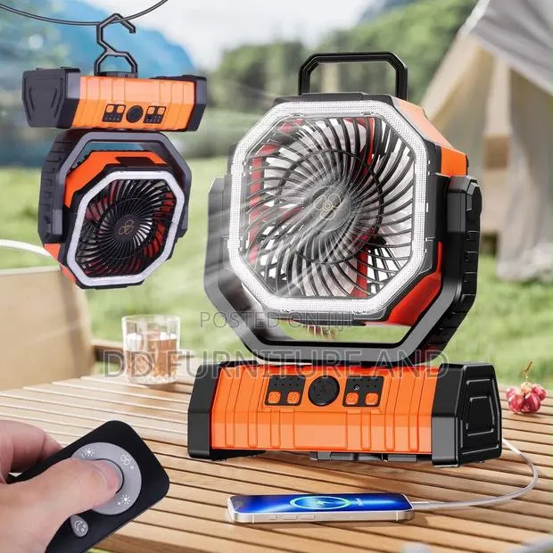 F6 Multipurpose Fan, Power Bank and Light/Rechargeable · Photo 1