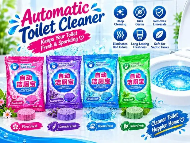 4pcs WC Automatic Odor Stain Remover Disinfectant · Photo 1