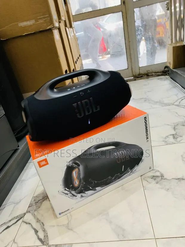 Ultra Sleek Powerful JBL Pro Sound Boombox 4 Waterproof Bluetooth · Photo 1