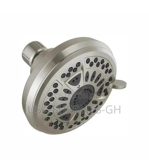Delta 6-Spray Shower Head in Brushed Nickel Finish From USA Home Depot · Photo 1