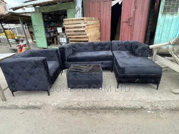 Single With Center Table Plus L Shape Sofa With Free Delivery · Photo 1