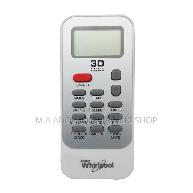 Whirlpool 3d Cool Ac Remote (Dg11j1-34) · Photo 1