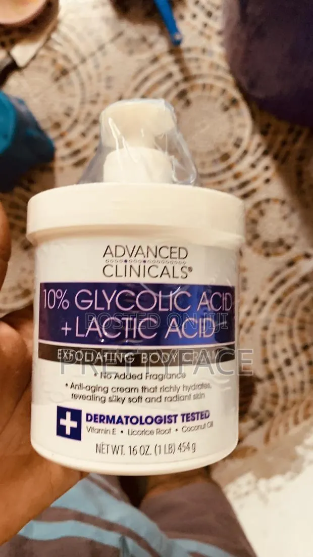 Advanced Clinicals 10% Glycolic Acid Cream · Photo 1