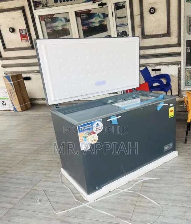 Efficient Nasco Single Door Chest Freezer(Gray) Nas420 · Photo 1