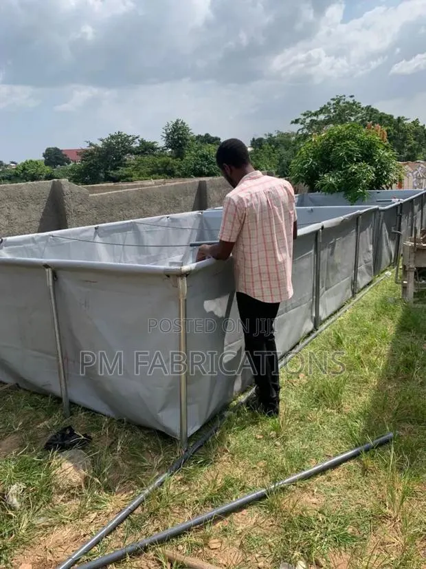 Tarpaulin Fish Pond / Tank 1200 (10 by 15ft) Fish Tank · Photo 1