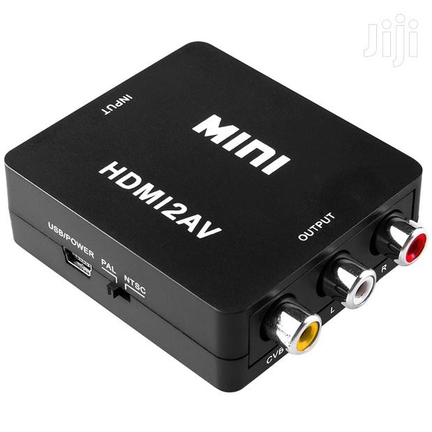 HDMI to AV Video Converter RCA AV/CVBS TV Adapter PC/PS3/Dvd · Photo 1