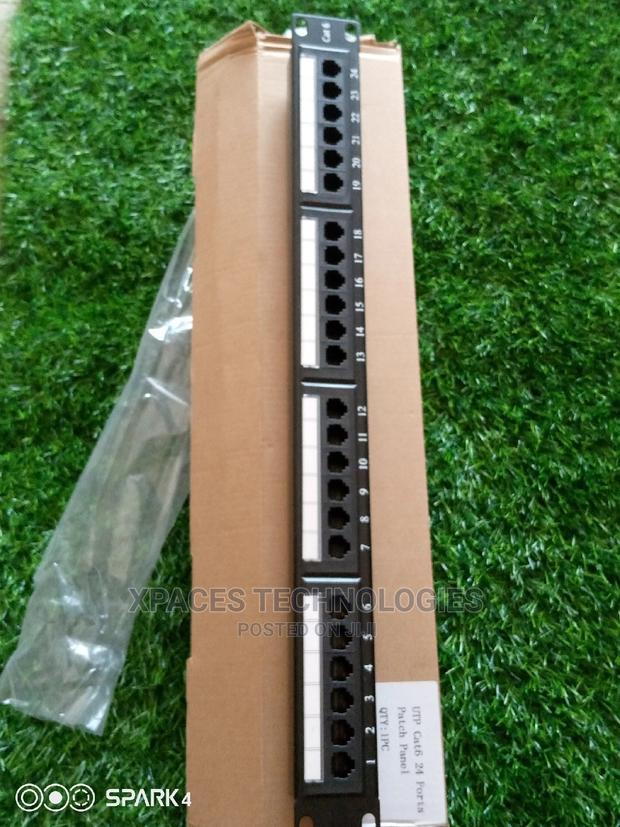 Cat6 UTP 24port Patch Panel Fully Loaded, Universal · Photo 3