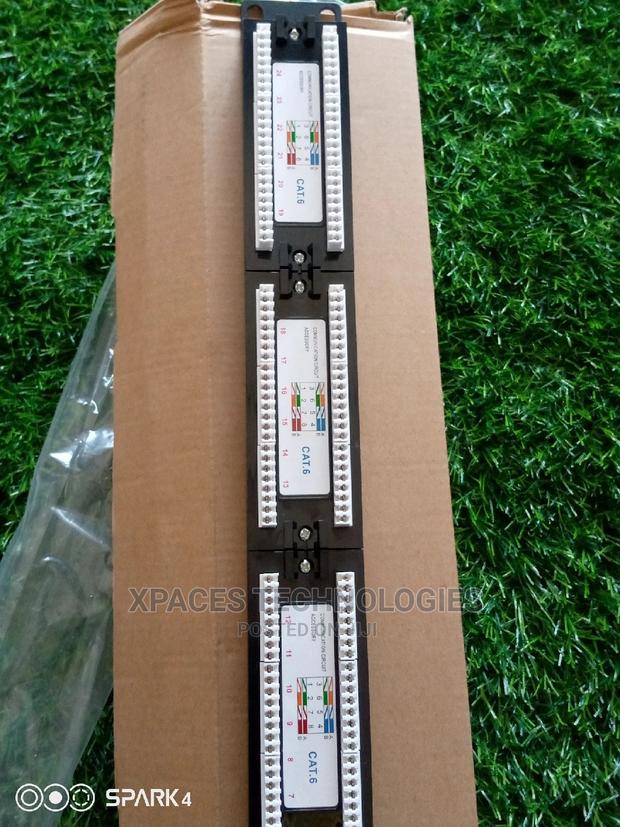 Cat6 UTP 24port Patch Panel Fully Loaded, Universal · Photo 1